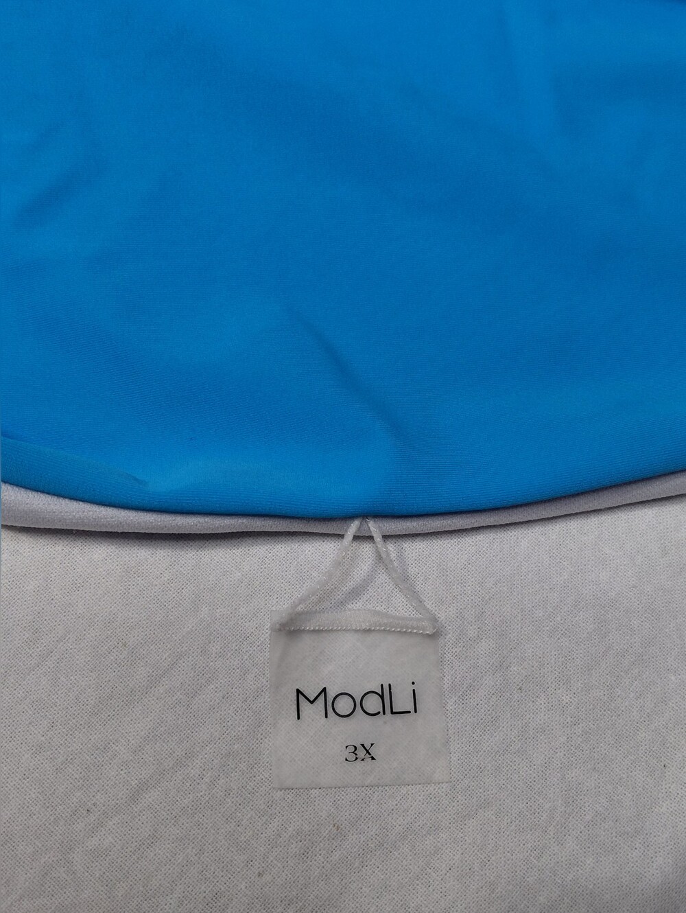 High-Waist Women’s Bikini Bottoms in Bright Blue - Picture 8 of 16